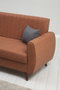 Atelier Del Sofa Sofá Cama de 3 Plazas Rojo Teja